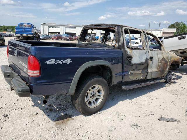 1D7HG38K24S556896 - 2004 DODGE DAKOTA QUAD SPORT BURN photo 3