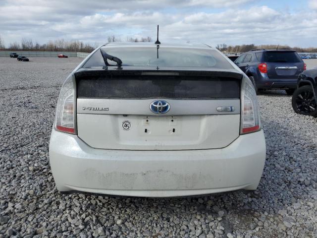 JTDKN3DP5C3016359 - 2012 TOYOTA PRIUS PLUG WHITE photo 6