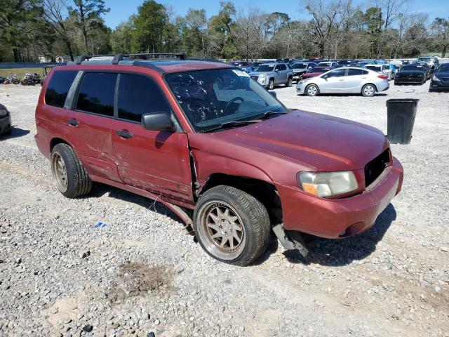 JF1SG65613H721119 - 2003 SUBARU FORESTER 2.5XS Каштановый фото 4