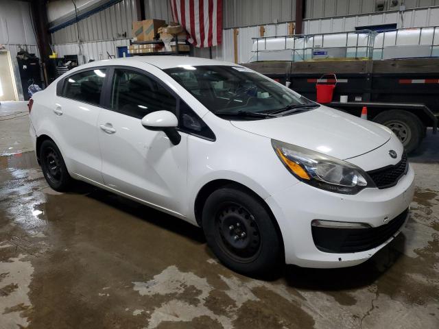 KNADM4A38G6536463 - 2016 KIA RIO LX WHITE photo 4