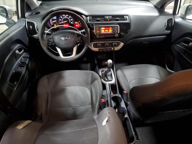 KNADM4A38G6536463 - 2016 KIA RIO LX WHITE photo 8