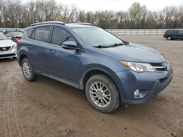 2T3WFREV7DW039980 - 2013 TOYOTA RAV4 XLE BLUE photo 4