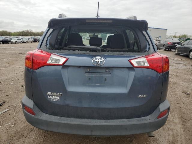 2T3WFREV7DW039980 - 2013 TOYOTA RAV4 XLE BLUE photo 6