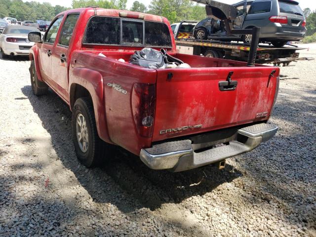 1GTDS136448218953 - 2004 GMC CANYON RED photo 3