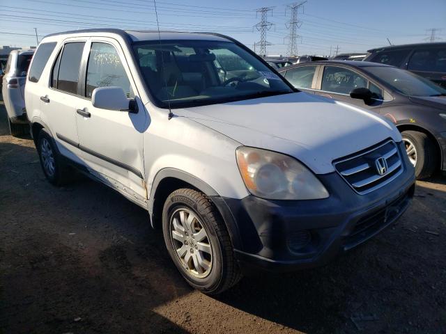 JHLRD78816C044548 - 2006 HONDA CR-V EX WHITE photo 4