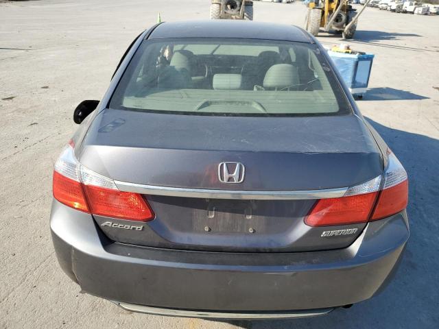 1HGCR2F39EA072981 - 2014 HONDA ACCORD LX GRAY photo 6