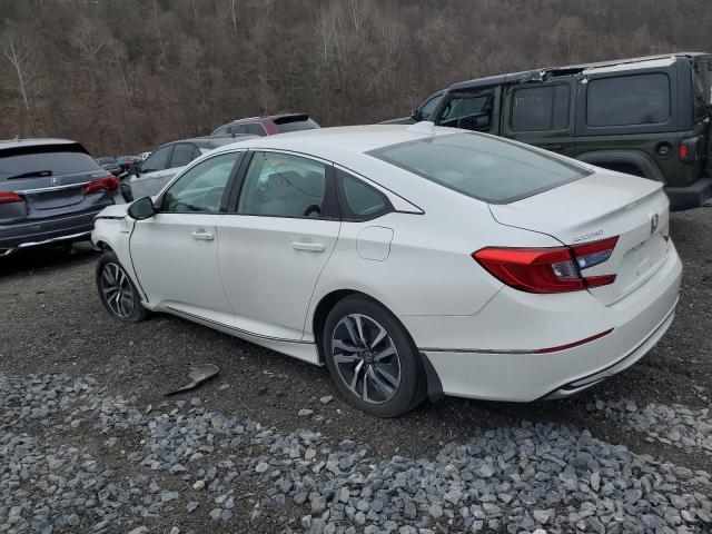 1HGCV3F59LA003885 - 2020 HONDA ACCORD HYBRID EXL WHITE photo 2