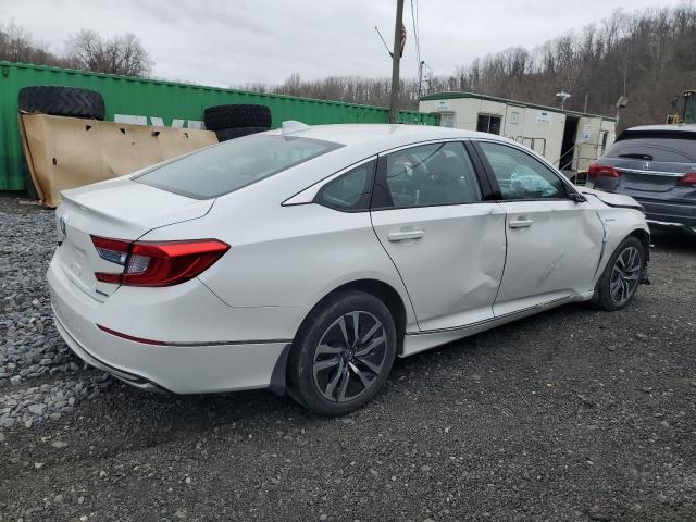 1HGCV3F59LA003885 - 2020 HONDA ACCORD HYBRID EXL WHITE photo 3