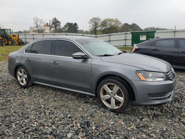 1VWBH7A32CC023170 - 2012 VOLKSWAGEN PASSAT SE GRAY photo 4