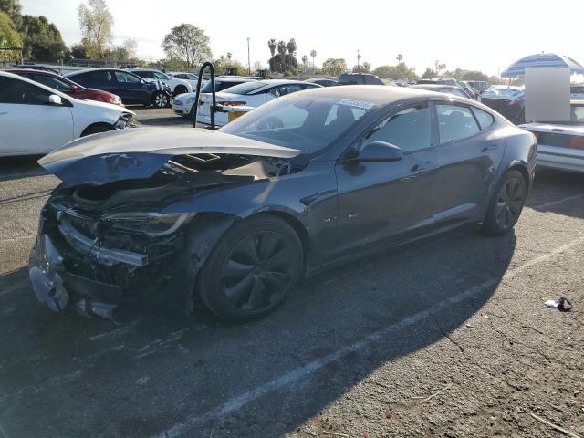 5YJSA1E55PF522232 - 2023 TESLA MODEL S GRAY photo 1