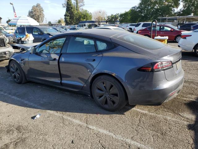 5YJSA1E55PF522232 - 2023 TESLA MODEL S GRAY photo 2