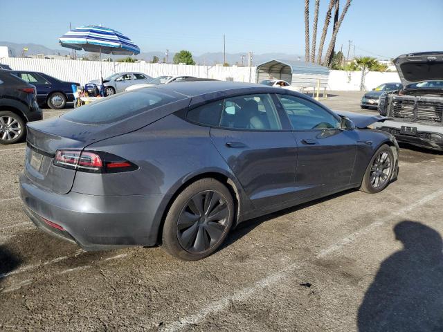 5YJSA1E55PF522232 - 2023 TESLA MODEL S GRAY photo 3