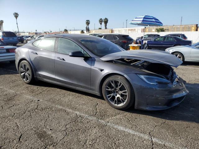 5YJSA1E55PF522232 - 2023 TESLA MODEL S GRAY photo 4