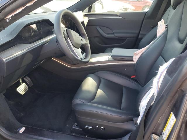 5YJSA1E55PF522232 - 2023 TESLA MODEL S GRAY photo 7