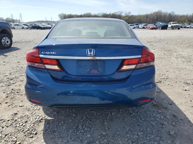 19XFB2F53FE056338 - 2015 HONDA CIVIC LX BLUE photo 6