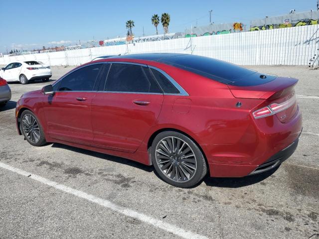 3LN6L2LU2ER830414 - 2014 LINCOLN MKZ HYBRID RED photo 2