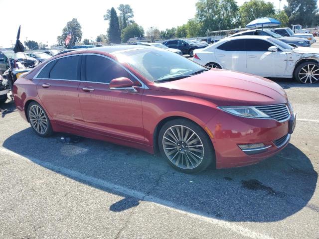 3LN6L2LU2ER830414 - 2014 LINCOLN MKZ HYBRID RED photo 4