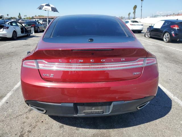 3LN6L2LU2ER830414 - 2014 LINCOLN MKZ HYBRID RED photo 6