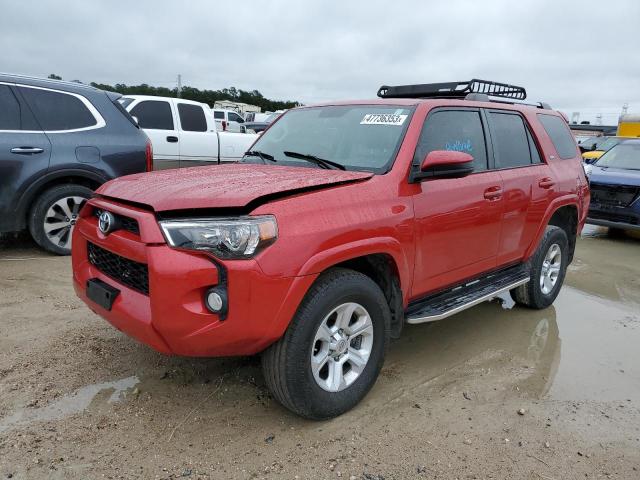 JTEBU5JR2K5690021 - 2019 TOYOTA 4RUNNER SR5 RED photo 1