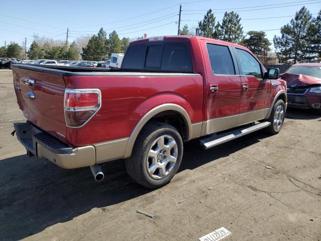 1FTFW1CFXDKF57006 - 2013 FORD F150 SUPERCREW RED photo 3