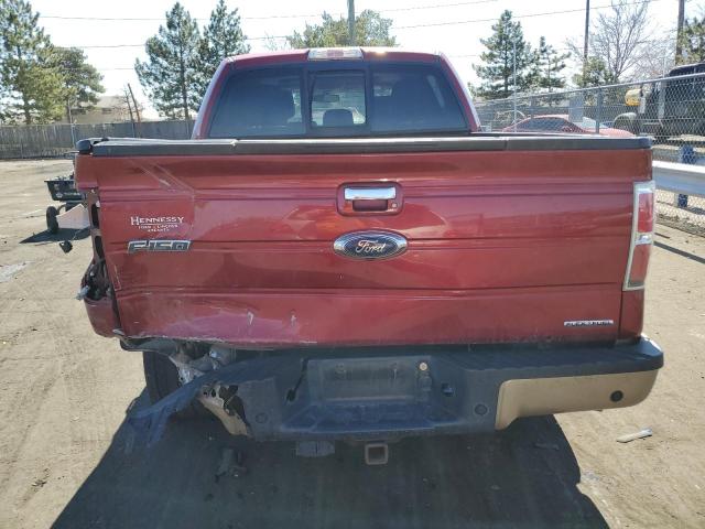 1FTFW1CFXDKF57006 - 2013 FORD F150 SUPERCREW RED photo 6