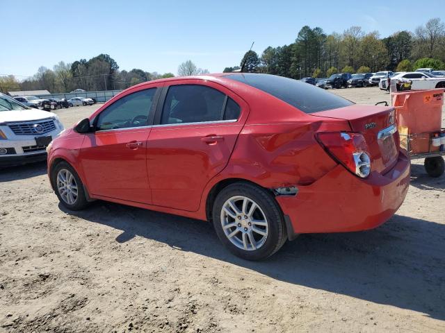 1G1JC5SH0C4213127 - 2012 CHEVROLET SONIC LT RED photo 2