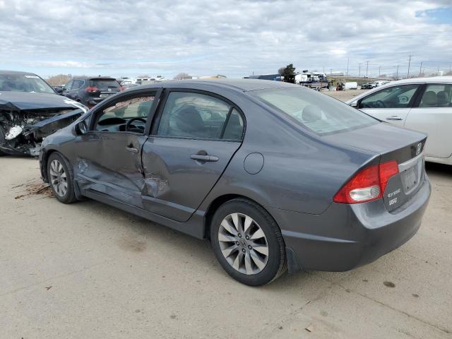 19XFA1F9XAE002009 - 2010 HONDA CIVIC EXL ნაცრისფერი ფოტო 2