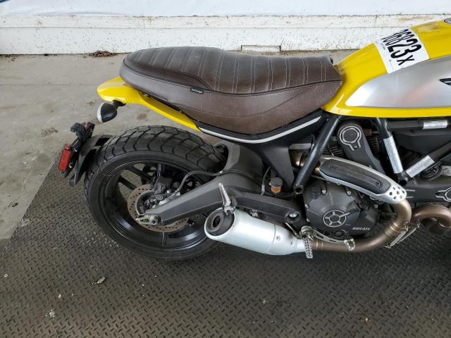 ML015ANM8FT000603 - 2015 DUCATI SCRAMBLER 800 YELLOW photo 6