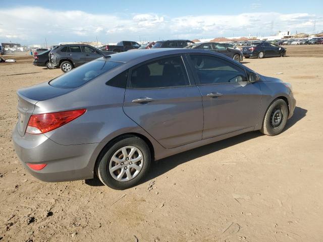 KMHCT4AE3EU621587 - 2014 HYUNDAI ACCENT GLS GRAY photo 3