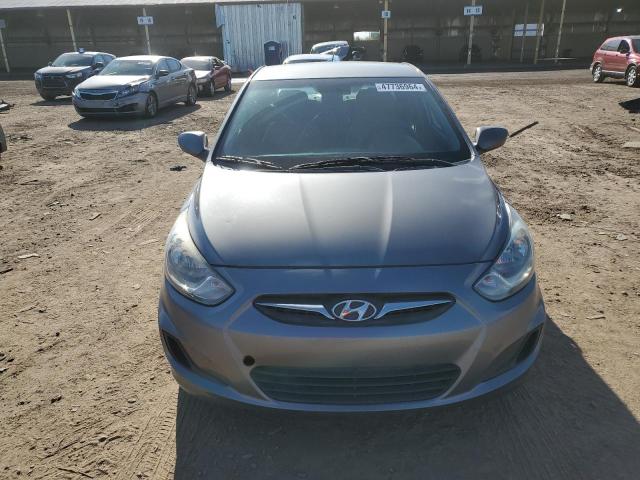 KMHCT4AE3EU621587 - 2014 HYUNDAI ACCENT GLS GRAY photo 5