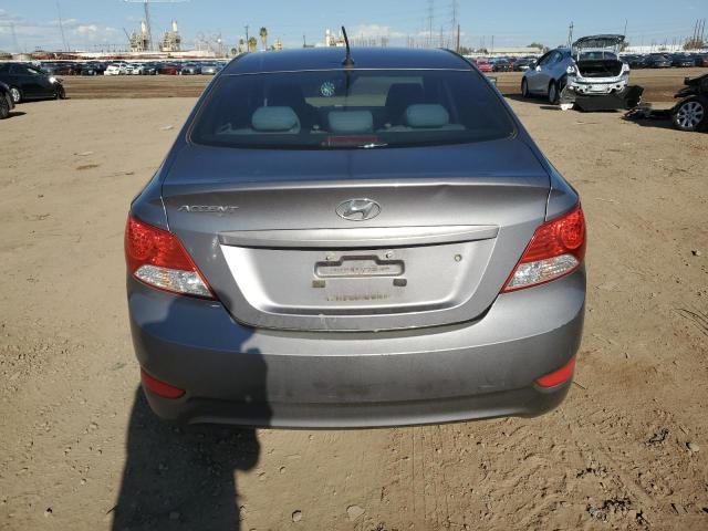 KMHCT4AE3EU621587 - 2014 HYUNDAI ACCENT GLS GRAY photo 6