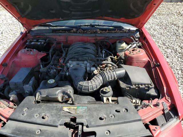 1ZVHT85H565224140 - 2006 FORD MUSTANG GT RED photo 11