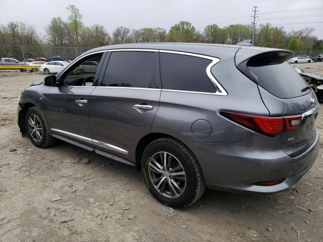 5N1DL0MM7KC561900 - 2019 INFINITI QX60 LUXE SILVER photo 2