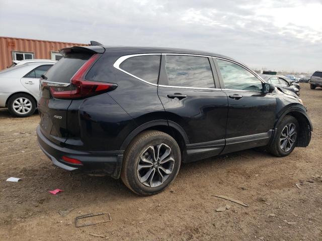 5J6RW2H84ML013389 - 2021 HONDA CR-V EXL BLACK photo 3