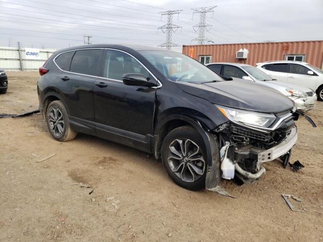 5J6RW2H84ML013389 - 2021 HONDA CR-V EXL BLACK photo 4