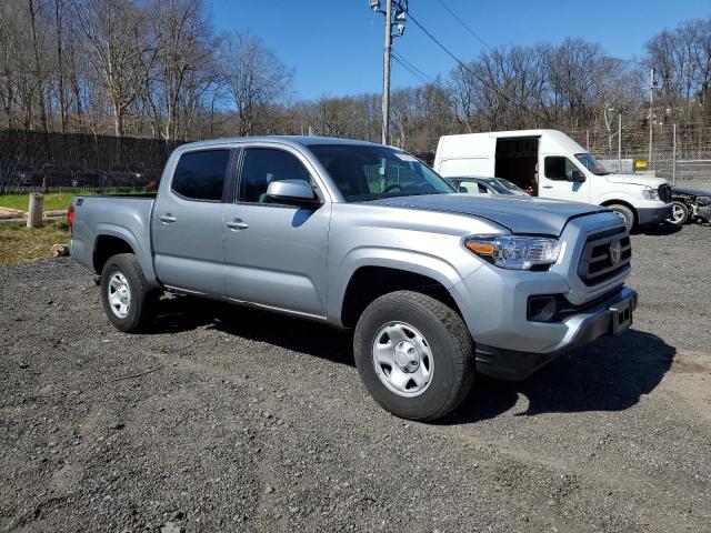 3TYCZ5AN6NT054647 - 2022 TOYOTA TACOMA DOUBLE CAB SILVER photo 4