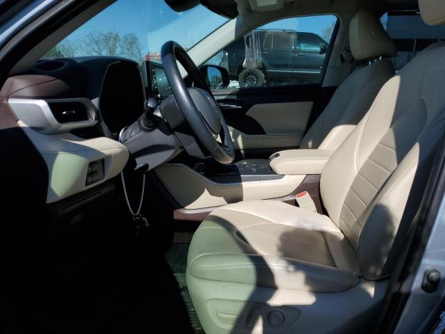 5TDGZRAH6MS034153 - 2021 TOYOTA HIGHLANDER XLE BLUE photo 7