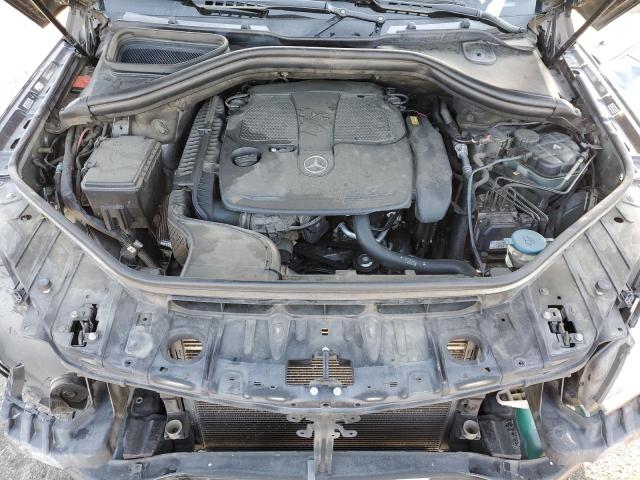 4JGDA5HB1CA045752 - 2012 MERCEDES-BENZ ML 350 4MATIC GRAY photo 12