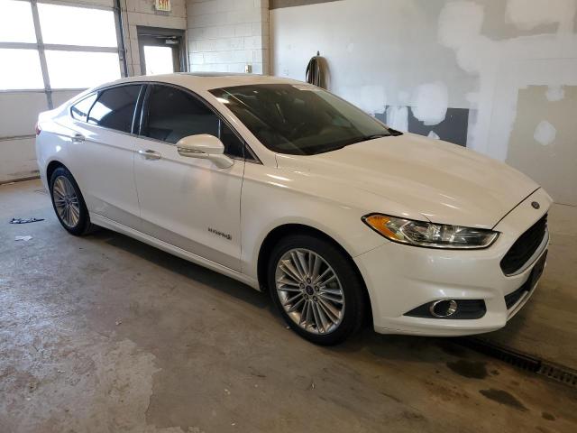 3FA6P0LU6DR302392 - 2013 FORD FUSION SE HYBRID WHITE photo 4