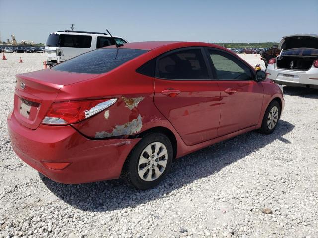 KMHCT4AE6HU345555 - 2017 HYUNDAI ACCENT SE RED photo 3