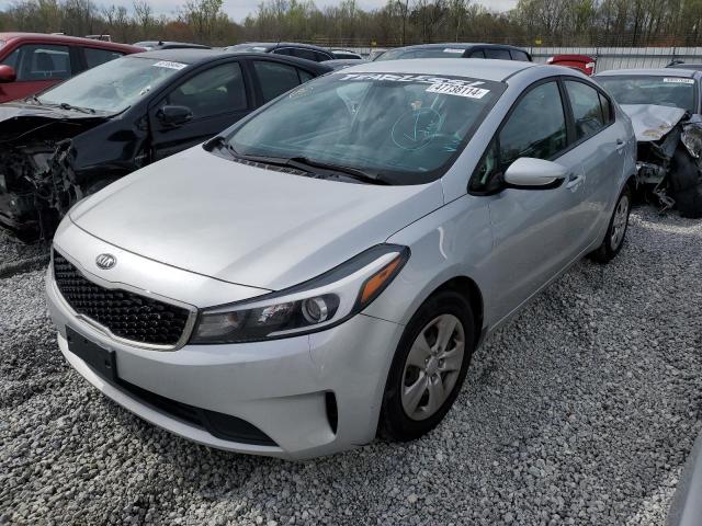 3KPFK4A78HE045391 - 2017 KIA FORTE LX SILVER photo 1