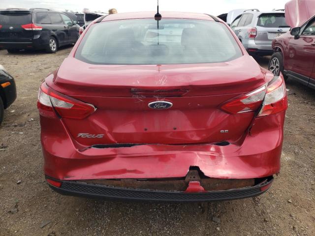 1FAHP3F26CL151782 - 2012 FORD FOCUS SE RED photo 6