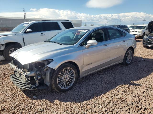 3FA6P0LU6DR344464 - 2013 FORD FUSION SE HYBRID SILVER photo 1