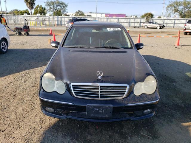 WDBRF52H06F794394 - 2006 MERCEDES-BENZ C 230 BLACK photo 5