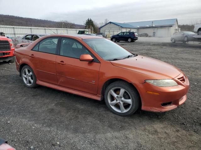 1YVHP80D555M59948 - 2005 MAZDA 6 S ORANGE photo 4