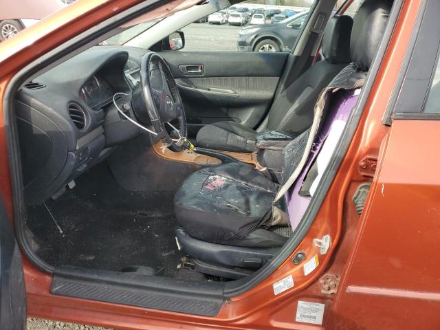 1YVHP80D555M59948 - 2005 MAZDA 6 S ORANGE photo 7