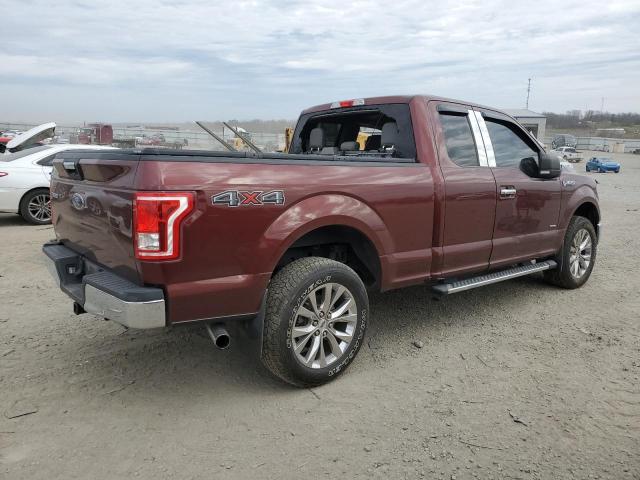 1FTEX1EP8FKE08160 - 2015 FORD F150 SUPER CAB BROWN photo 3