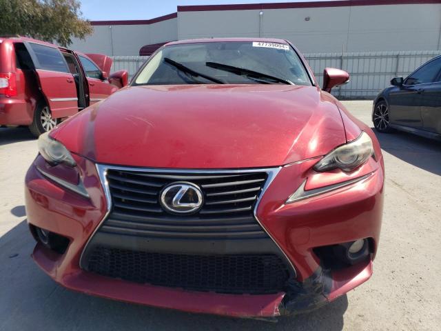 JTHBF1D21E5005306 - 2014 LEXUS IS 250 MAROON photo 5