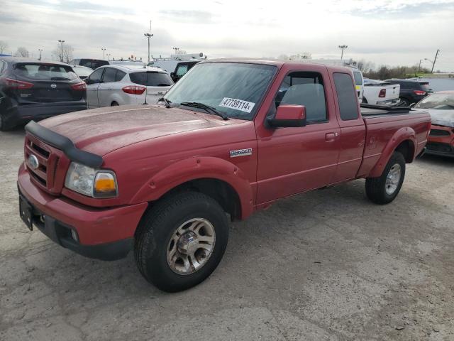 1FTYR44U97PA70241 - 2007 FORD RANGER SUPER CAB RED photo 1