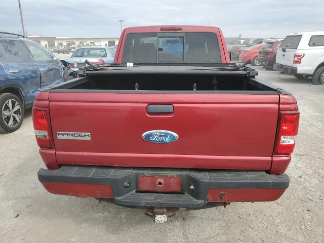 1FTYR44U97PA70241 - 2007 FORD RANGER SUPER CAB RED photo 10